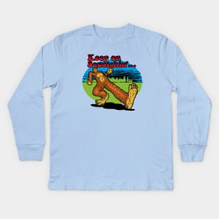 Keep on Squatchin' Kids Long Sleeve T-Shirt